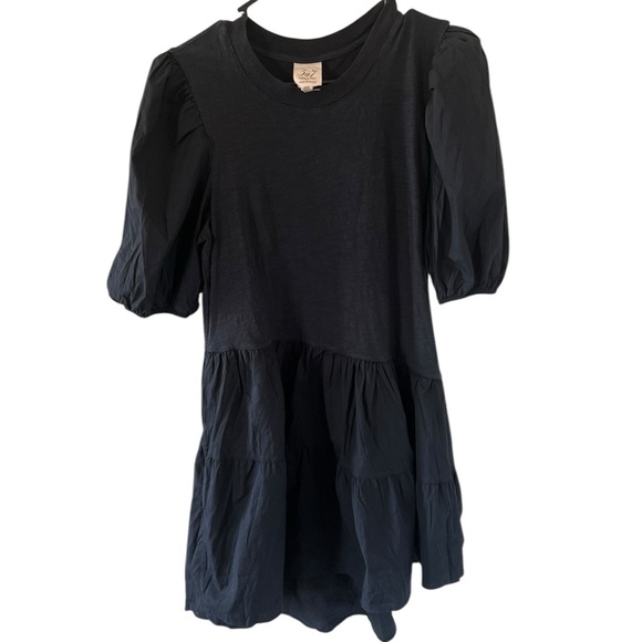 Cinq A Sept Caitlin Puff-Sleeve Mini Dress Navy - Picture 7 of 10